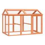 Run Box Brown 141x94x104 cm Solid Wood Pine 172302