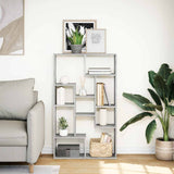 Bookcase Grey Sonoma 72x20x120,5 cm Engineered Wood 858161