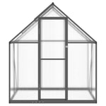 ZNTS Greenhouse with Base Frame Anthracite 169x114x195 cm Aluminium 4005824