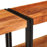 Console Table Brown 160 x 33 x 75 cm Solid acacia wood 4104740