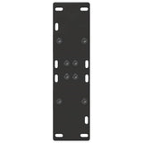 Dining Table Legs A-Shaped 2 pcs Black 60x cm Steel 4012848