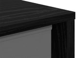 Sideboard with Drawer Black Oak 59.5 x 27 x 57 cm 8000533