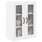 Wall Glass Cabinet LUCCA White 60 x 31 x 80 cm Engineered Wood 885085