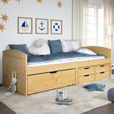 Day Bed with 5 Drawers without Mattress "IRUN" 90x200 cm 3185211