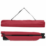 Folding Camping Bed Folding Manual Red Oxford fabric 42003194