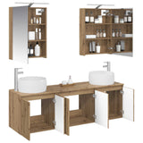 Bathroom Cabinet Set 5 pcs Artisan Oak Engineered Wood 3406518