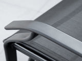 Gliding Jack and Jill Seat, with Glass-Top Table - Black T3398P323946