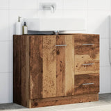 Sink Cabinet Old Wood 63x30x54 cm Engineered Wood 858323