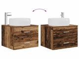 Bathroom Furniture Set 2 pcs Old Wood Engineered Wood 3404006
