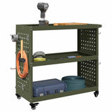 Tool Trolley Olive Green 75 x 35 x 73 cm Cold-rolled Steel 874542