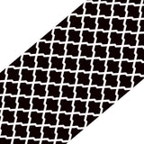 Stair Mats 15 pcs 76 x 20 cm Black and White Polyester 42054627