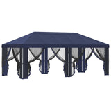Gazebo Cover with Sidewalls Blue 600.5 x 300.5 cm Polyester 900441