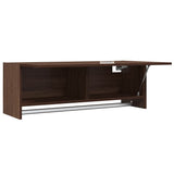 815215 Wardrobe Brown Oak 100x32,5x35 cm Engineered Wood