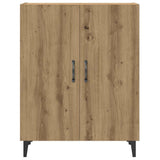 ZNTS Sideboard with Wall Cabinet Artisan Oak Engineered Wood 3329224