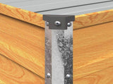 Raised Garden Bed Natural 100 x 80 x 55 cm cold-rolled steel 8006384