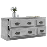 TV Cabinet Concrete Grey 100x35.5x45 cm Engineered Wood 816452