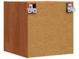 Wall Cabinet Wax Brown 30 x 30 x 40 cm Solid Pine Wood 869867