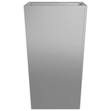 Garden Planters 45x45x75 cm 2 pcs Galvanised Steel 851105