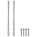 Handle 1385 pcs Silver 107 x 3.6 x 23 mm Stainless Steel 864691