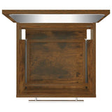 Bathroom Cabinet with Mirror Smoked Oak 41x38.5x48 cm Engineered Wood 820469