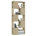 Book Cabinet Room Divider Sonoma Oak 60x24x155 cm 809092