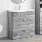 Bathroom Furniture Set Grey Sonoma 81 x 40 x 84.5 cm 3404379
