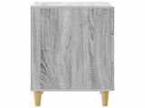 Bedside Table Grey Sonoma 43 x 39.5 x 66.5 cm Engineered Wood 895021
