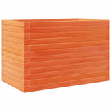 Garden Planter Wax Brown 70x40x45.5 cm Solid Wood Pine 847265