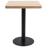 Bistro Table Light Brown 60X60 cm MDF 286430