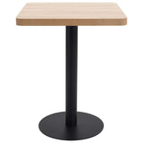 Bistro Table Light Brown 60X60 cm MDF 286430