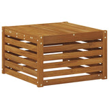 Outdoor Table Solid Acacia Wood Natural 59 x 59 x 37 cm 900483