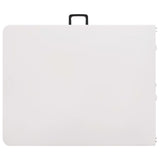 Folding Garden Table White 180x72x72 cm HDPE 48829