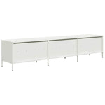 ZNTS TV Cabinet White 202x39x43.5 cm Cold-rolled Steel 851351