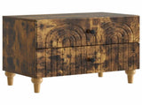Bedside Cabinet Smoked Oak 62 x 34.5 x 48 cm Engineered Wood 894090