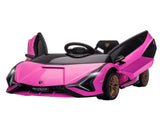 Lamborghini Sian Licensed 12V Kids Electric Ride On Car 2 Motors Toy Car with Remote Control Music T3398P348293