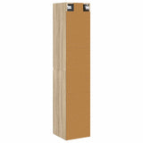 Wall-mounted Bathroom Cabinet Sonoma Oak 33 x 34.5 x 160 cm 890514