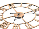 Wall Clock Metal 40 cm Golden 283860