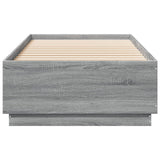 Bed Frame without Mattress Grey Sonoma 90x200 cm 3209728