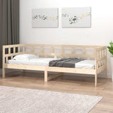 Day Bed without Mattress Solid Wood Pine 90x190 cm Single 820217