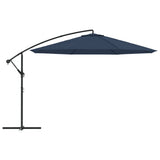 Cantilever Garden Parasol Bold blue Polyester Large 42198