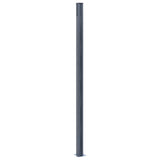 148987 Fence Posts 3 pcs Dark Grey 185 cm Aluminium