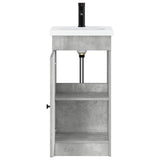 Bathroom Vanity with Sink Concrete Grey 42 x 40 x 84.5 cm 889997