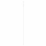 Sliding Door White 83 x 232 cm Solid Pine Wood and Glass 3332226