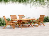 Reclining Garden Chairs 4 pcs 56x72x107 cm Solid Wood Acacia 3214477