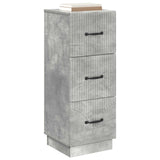 Drawer Cabinet Concrete Grey 33 x 34.5 x 87 cm Engineered Wood 895308