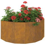 Planter Rusty 90 x 45 x 35 cm Weathering Steel 883695