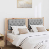 Headboard Other Brown and light grey 150 cm Solid pine wood 879004
