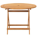 5 Piece Garden Dining Set Grey Poly Rattan and Solid Wood 3281815