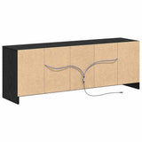 TV Units Black 139.5 x 34 x 50 cm Engineered wood 869241