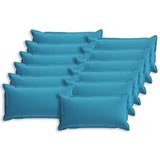 Cushion Cover 12 pcs HOUTEN Light Blue 40 x 80 cm Polyester 918300